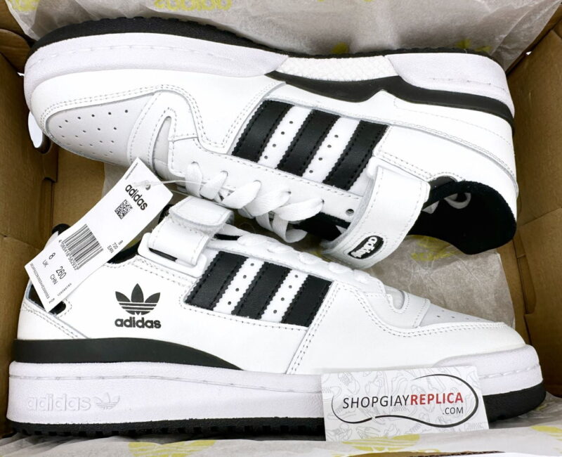 Giày Adidas Forum 84 Low White Black Trắng Đen