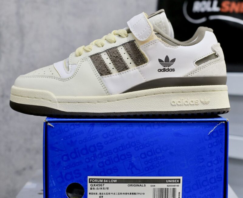 Giày Adidas Forum 84 Low White Brown
