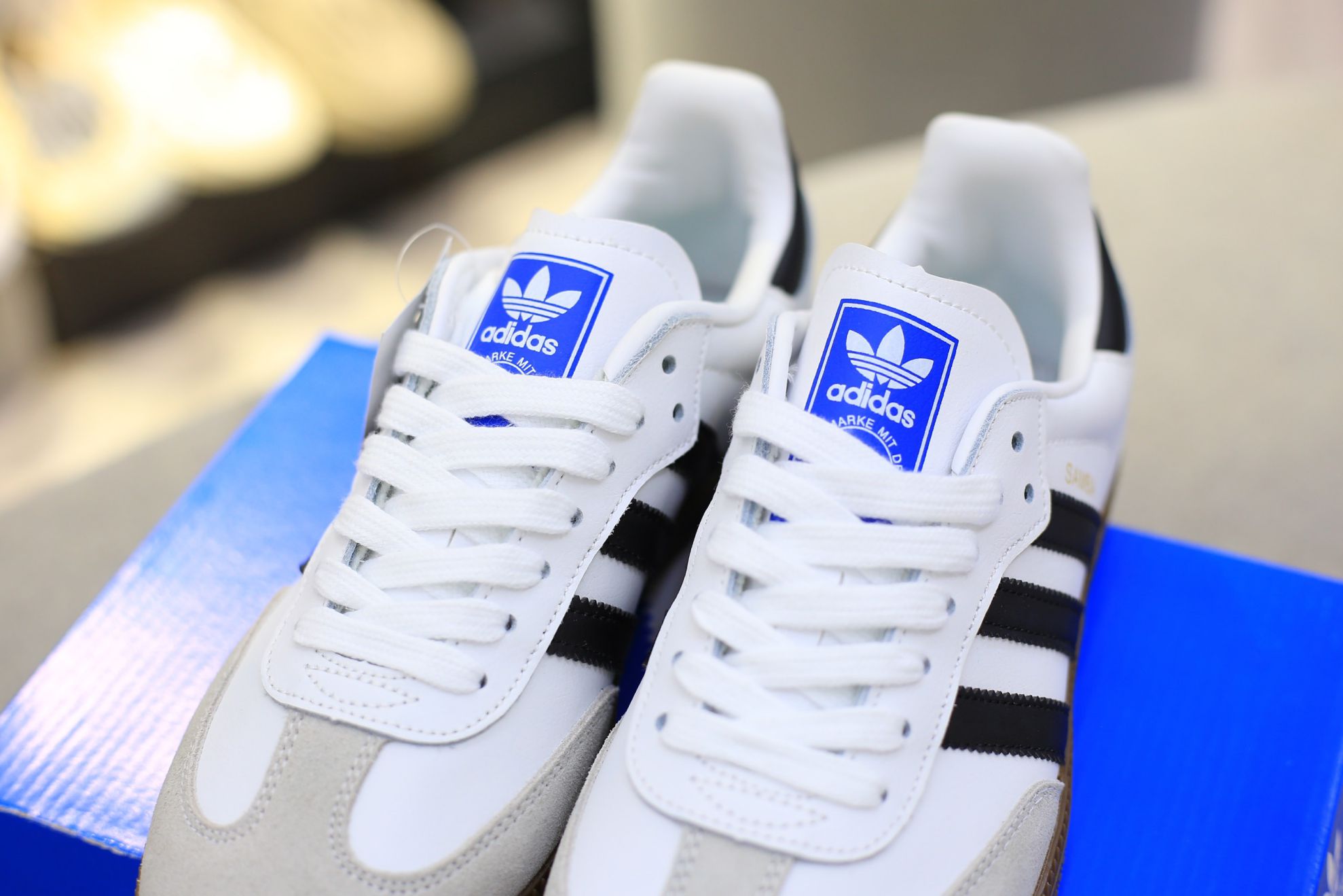 Giày Adidas Samba OG Cloud White Core Black