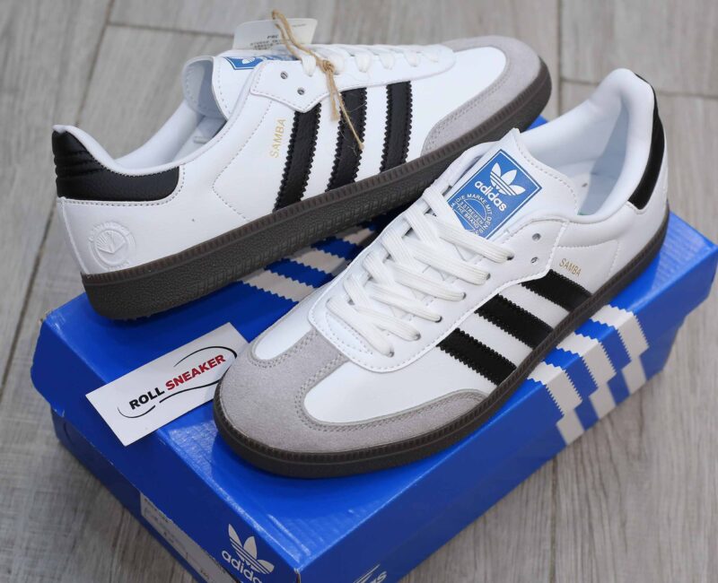 onfeet Adidas Samba OG Cloud White Core Black
