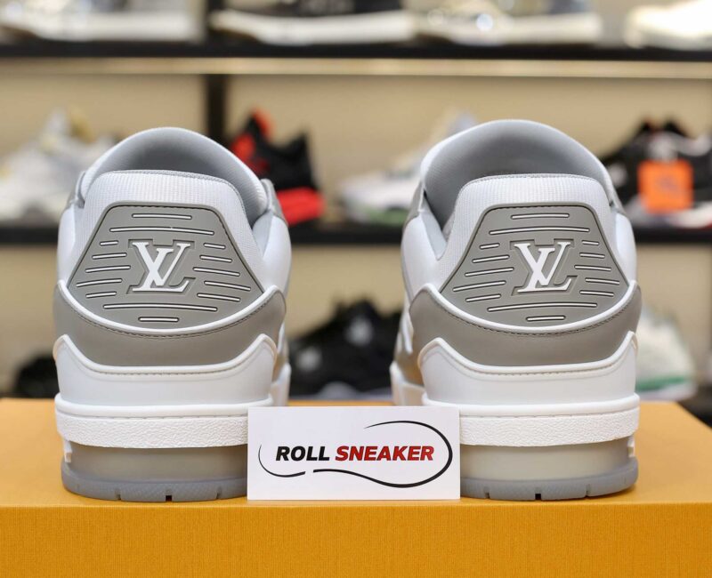 Giày Louis Vuitton Lv Trainer Monogram Grey Đế Nâu Like Auth