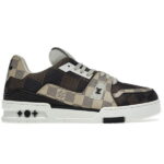 Giày Louis Vuitton LV Trainer #54 Damier Ebene Multi Like Auth