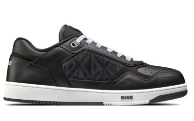 Giày Dior B27 Low Dior Black họa tiết CD Diamond Canvas Like Auth