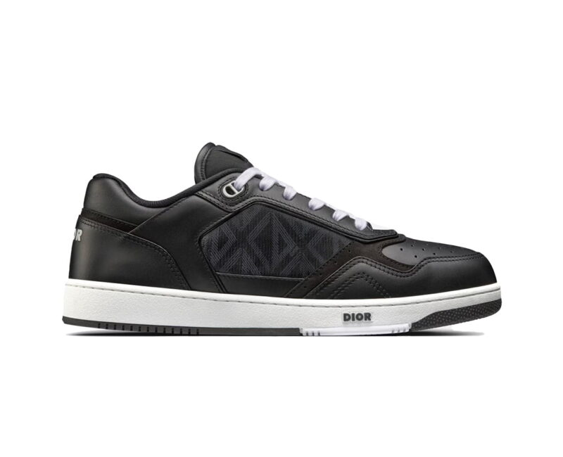 Giày Dior B27 Low Dior Black họa tiết CD Diamond Canvas Like Auth