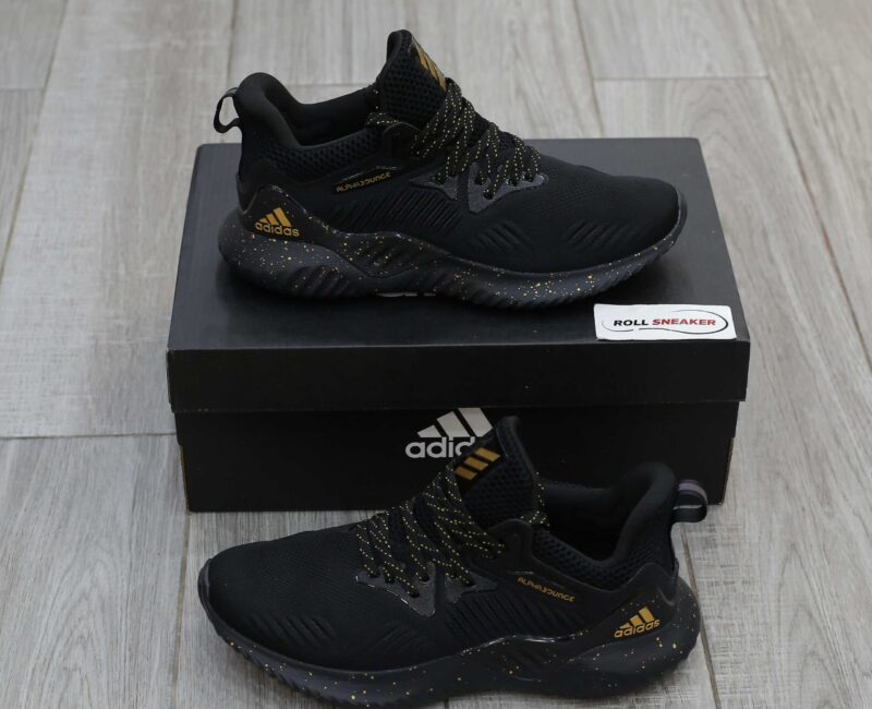 Giày Adidas Alphabounce Beyond Đen chấm Vàng