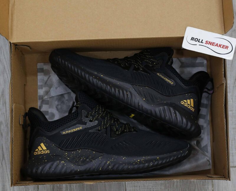 Giày Adidas Alphabounce Beyond Đen chấm Vàng