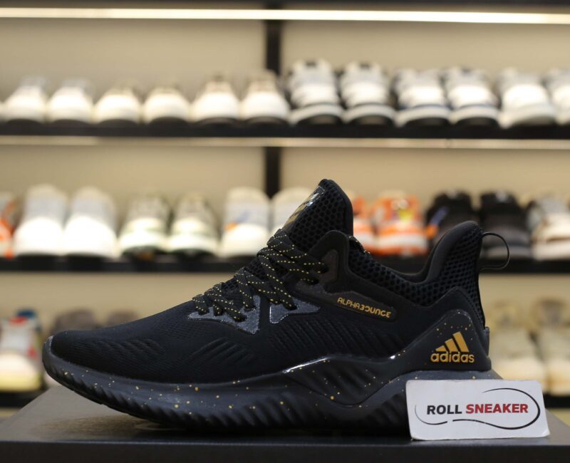 Giày Adidas Alphabounce Beyond Đen chấm Vàng