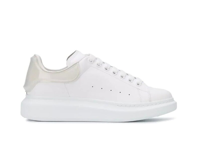 Giày Alexander Mcqueen Gót Trắng Trong Like Auth