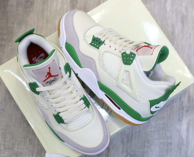 Giày Nike Air Jordan 4 Retro 'Pine Green' Like Auth