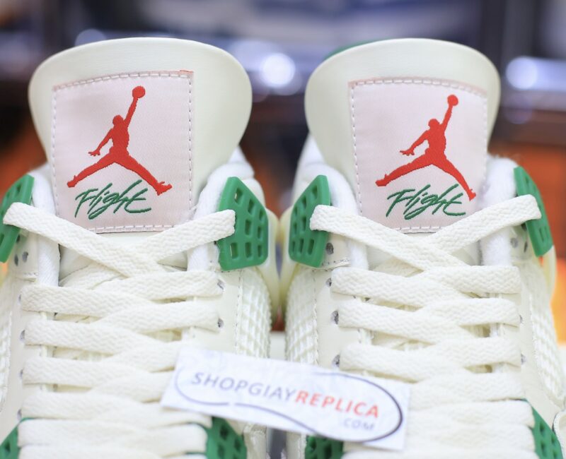 Giày Nike Air Jordan 4 Retro 'Pine Green' Like Auth