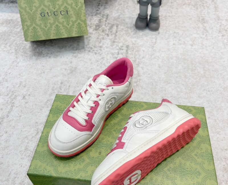 Giày Gucci MAC80 Sneaker White and Pink Like Auth