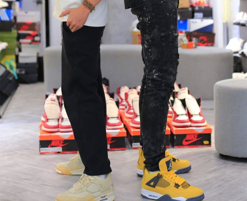 onfeet air jordan 4 đẹp