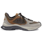 Giày Gucci Run Sneaker Light Grey Suede Like Auth