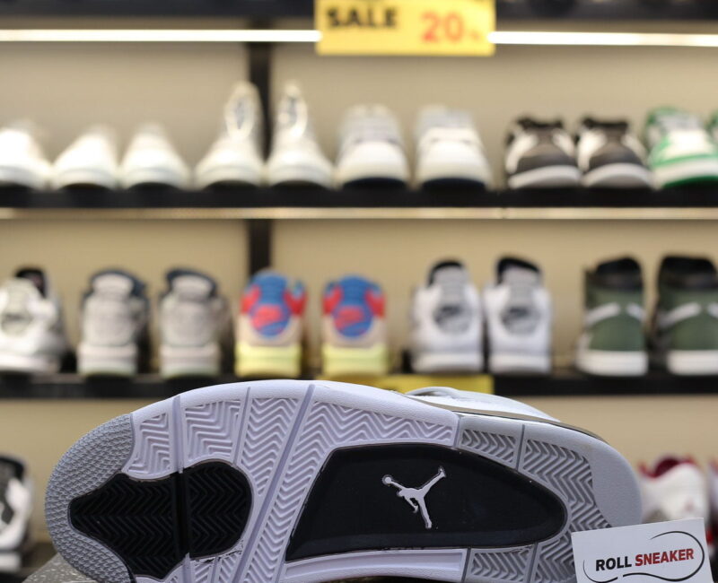 Giày Nike Air Jordan 4 Retro ‘Military Black’ Like Auth