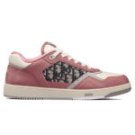 Giày Dior B27 Low Pink and Cream họa tiết vải Dior Oblique Jacquard Like Auth
