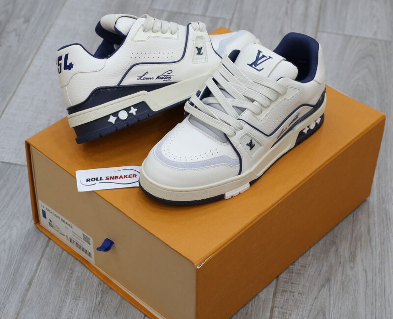 Louis Vuitton Lv Trainer #54 Signature Marine Blue