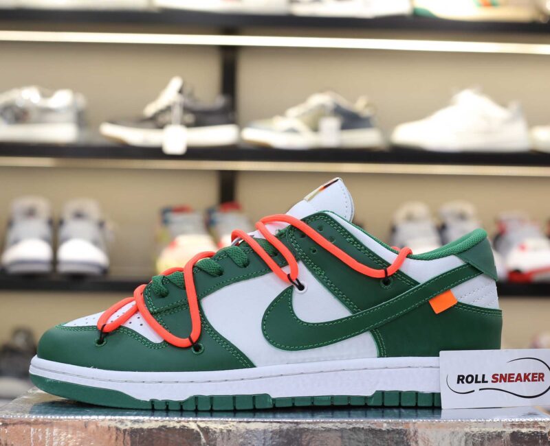 Giày Nike Dunk Low Off-White Pine Green Like Auth