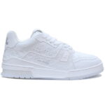 Giày Louis Vuitton Lv Trainer #54 Signature Full White Monogram Dập Chìm Like Auth