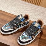 Giày Louis Vuitton Lv Trainer #54 Khaki Green Camouflage Printed Canvas