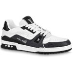 Giày Louis Vuitton Lv Trainer #54 Signature Black White Like Auth