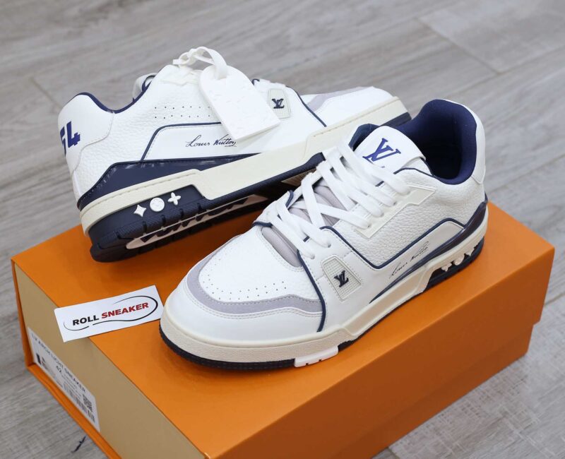 Louis Vuitton Lv Trainer #54 Signature Marine Blue