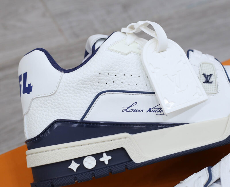 Louis Vuitton Lv Trainer #54 Signature Marine Blue