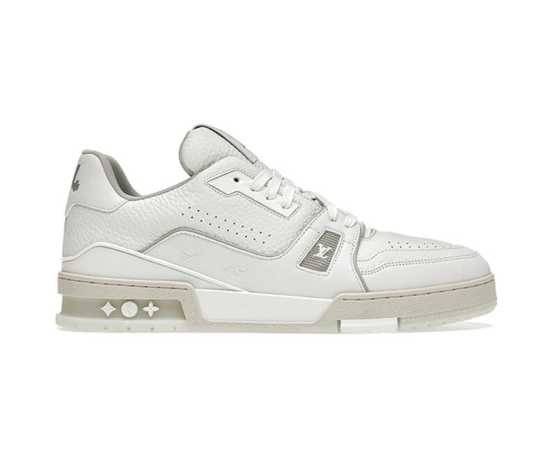 Giày Louis Vuitton Lv Trainer #54 Signature White Like Auth