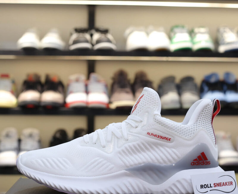 Giày Adidas Alphabounce Beyond Trắng Đỏ