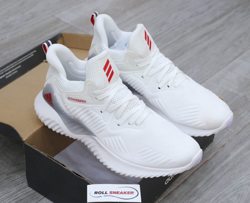 Giày Adidas Alphabounce Beyond Trắng Đỏ