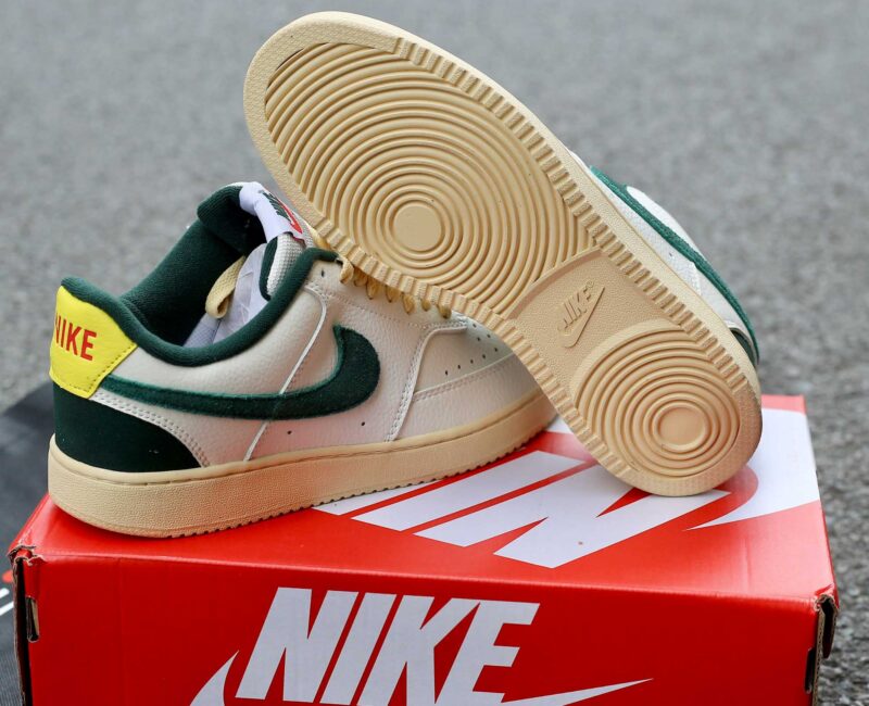 Giày Nike Court Vision Low Sail Pro Green Yellow