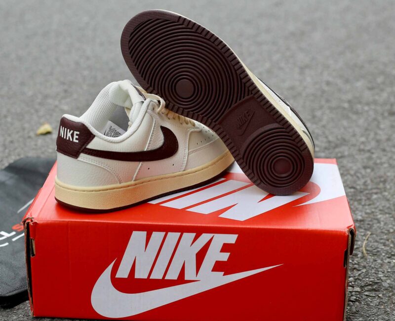 Giày Nike Court Vision Low 'White Red Gold'