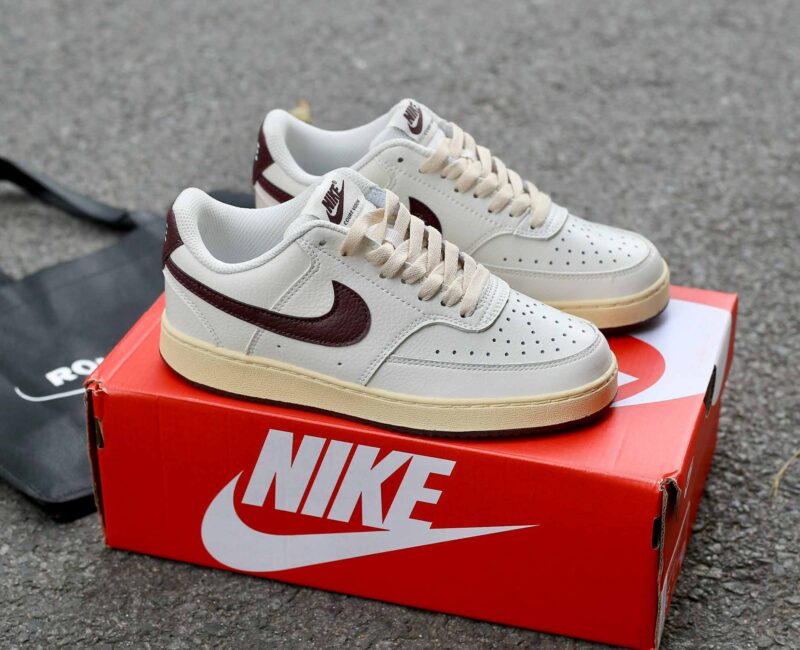 Giày Nike Court Vision Low 'White Red Gold'