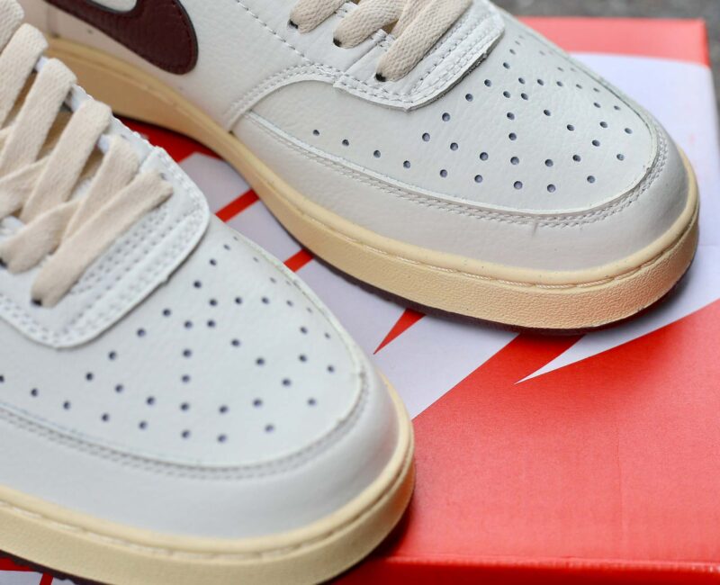 Giày Nike Court Vision Low 'White Red Gold'