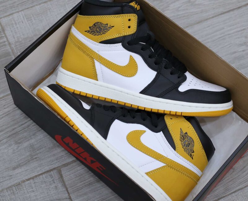 Giày Nike Air Jordan 1 Retro High ‘Yellow Ochre’ Like Auth