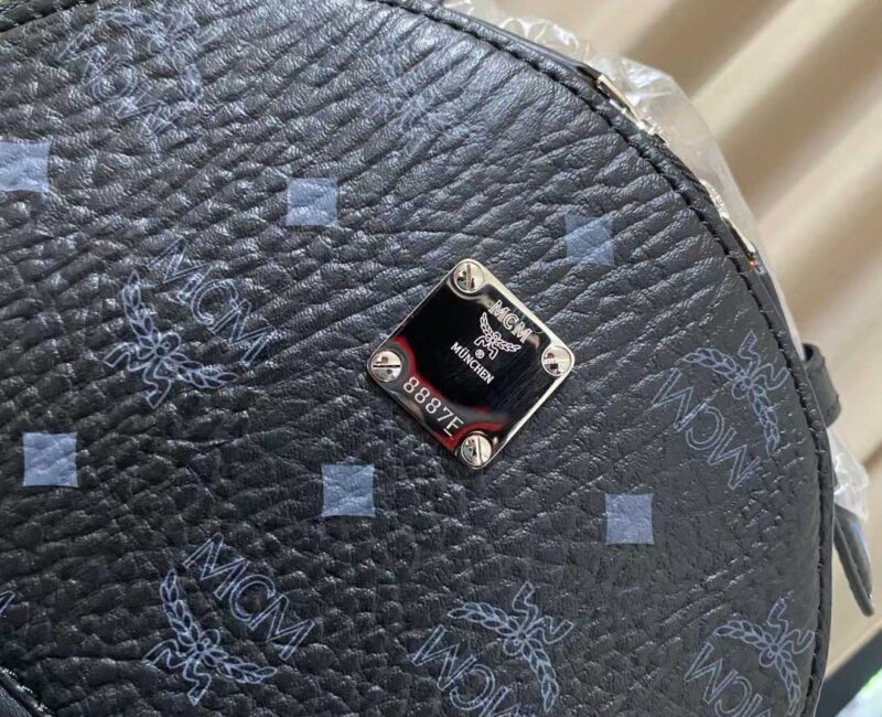 Balo MCM Stark Side Studs in Visetos Black