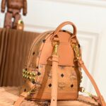 Balo MCM Stark Side Studs Visetos màu Cognac Mini