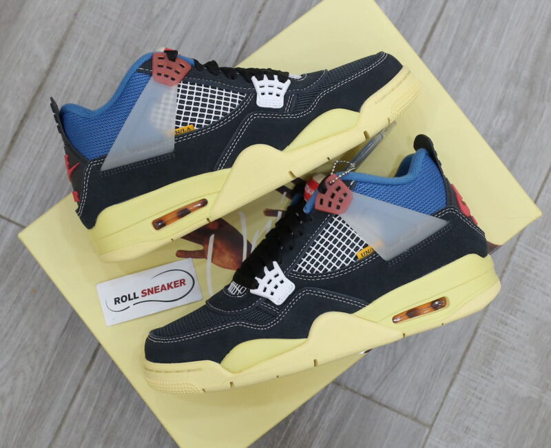 Giày Nike Union LA x Air Jordan 4 Retro ‘Off Noir’ Best Quality