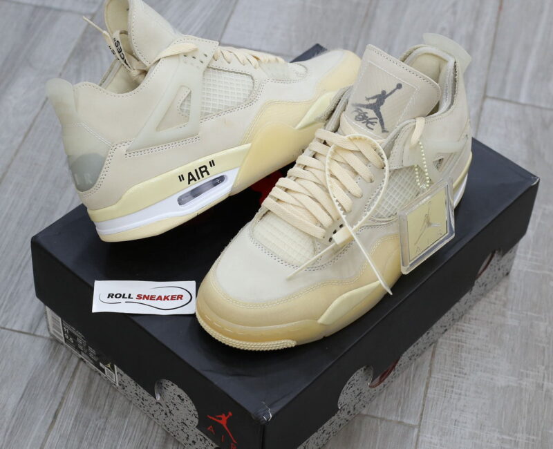 Nike Air Jordan 4 Retro Off-White Sail Best Quality