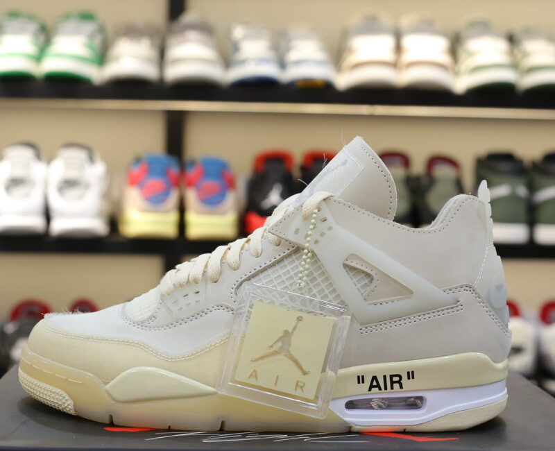Nike Air Jordan 4 Retro Off-White Sail Best Quality