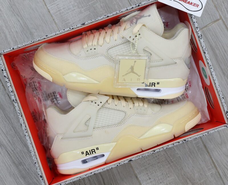 Nike Air Jordan 4 Retro Off-White Sail Best Quality