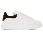 Giày Alexander Mcqueen gót Nhung Đen