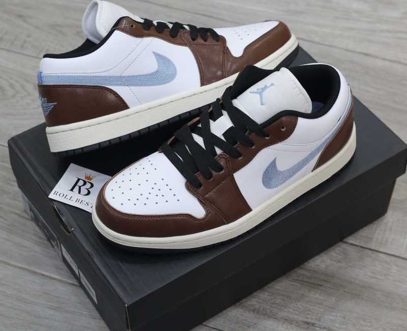 Giày Nike Air Jordan 1 Low Mocha Blue Best Quality