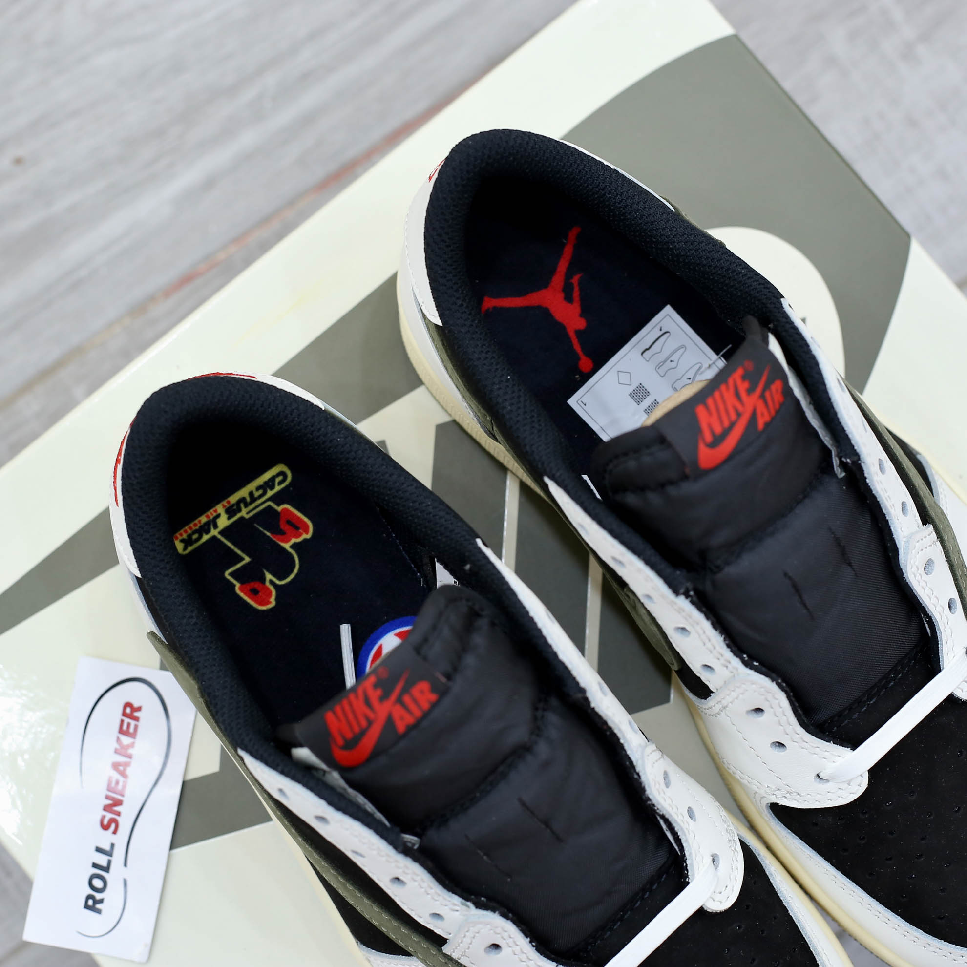 Giày Nike Air Jordan 1 Low Travis Scott ‘Olive’ Best Quality 