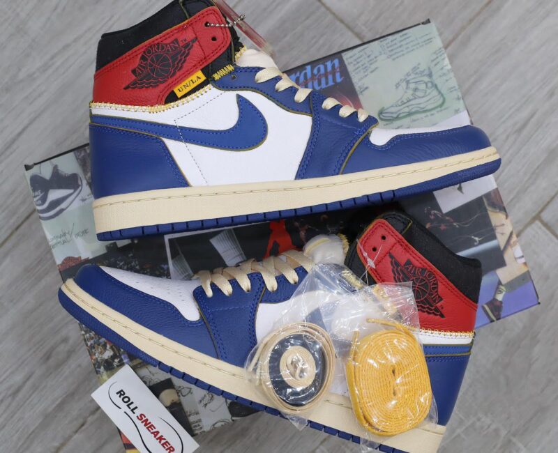 Giày Nike Air Jordan 1 Retro High Union Los Angeles Blue Toe Best Quality