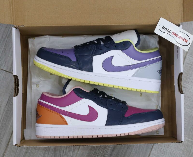 Giày Nike Air Jordan 1 Low ‘Mismatched Purple Magenta Best Quality