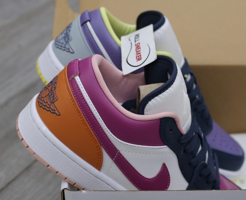 Giày Nike Air Jordan 1 Low ‘Mismatched Purple Magenta Best Quality