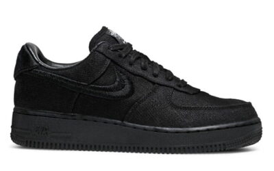 Giày Nike Stussy x Air Force 1 Low ‘Triple Black’ Chuẩn 99% Auth