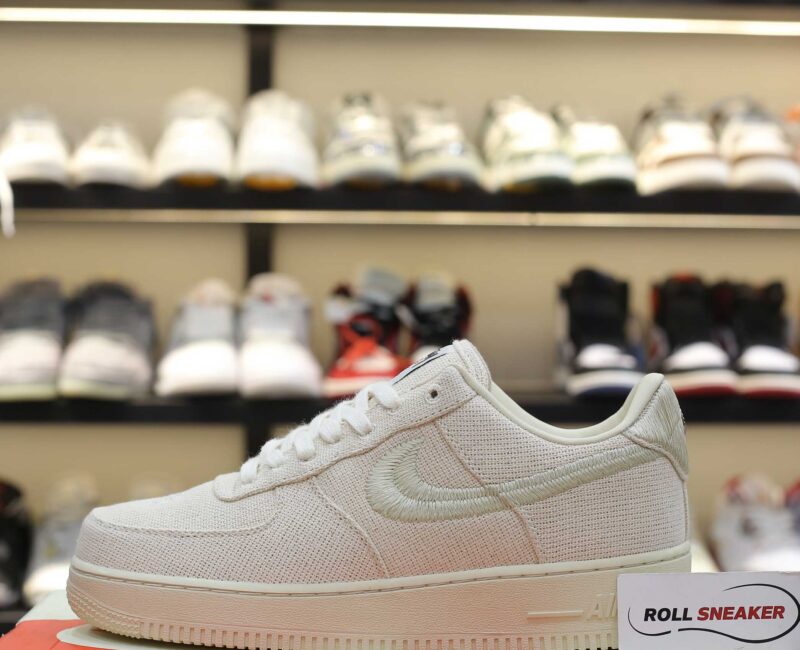 Giày Nike Stussy x Nike Air Force 1 Low 'Fossil' Best Quality