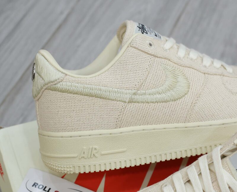Giày Nike Stussy x Nike Air Force 1 Low 'Fossil' Best Quality
