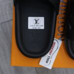 Dép Louis Vuitton Waterfront Mules ‘Black’ Like Auth